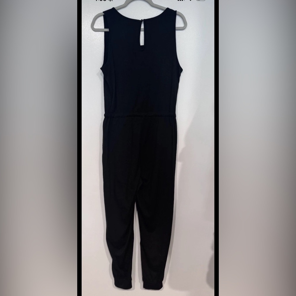 Black Sleeveless Jumpsuit